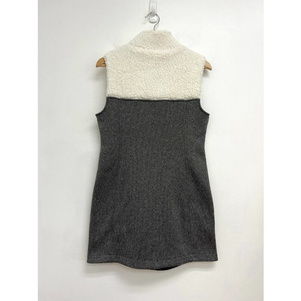 Title Nine Callitrix Sherpa Fleece Funnel Neck Tunic Vest Dress Hiking - Small - Picture 3 of 13